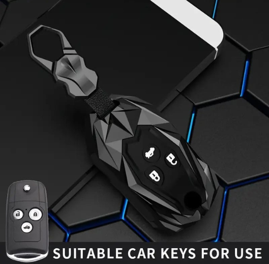 Honda Civic Rebirth Batman Style Metal Key Cover Round Button