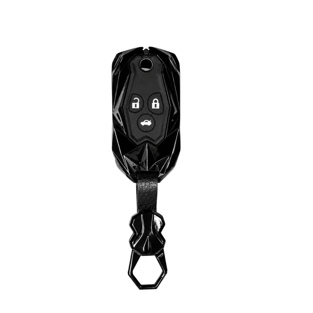 Civic Rebirth Round Button Batman Style MEtal Key Cover