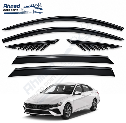 Hyundai Elantra 6pcs Air Press Window Visors
