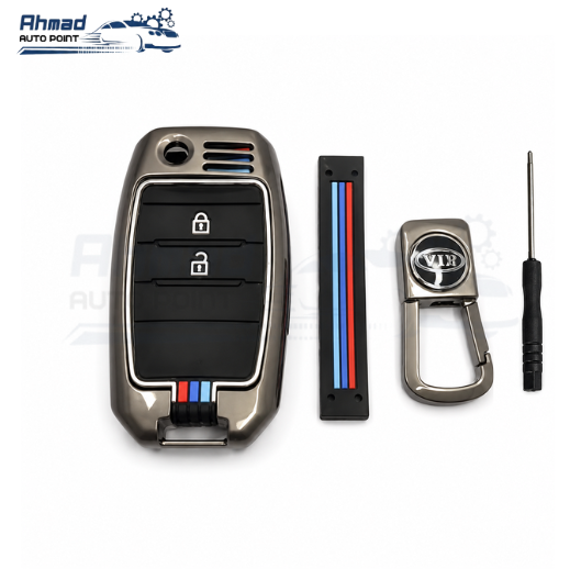 Kia Picanto Metal key Cover case premium Quality