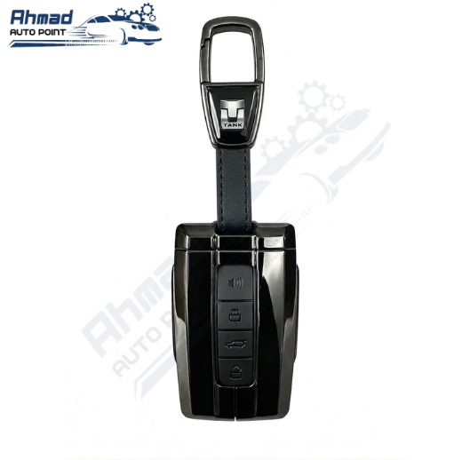 TANK 500 Premium Leather & Metal Key Cover