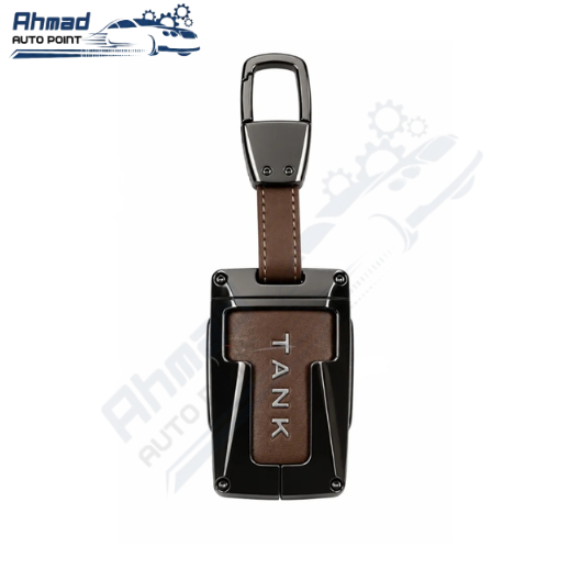 TANK 500 Premium Leather & Metal Key Cover